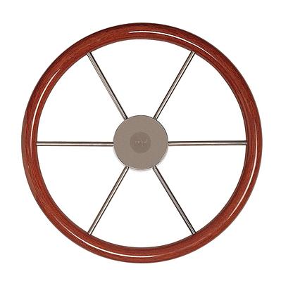 VETUS steering wheel with mahogany rim, 550 mm - 21" thumbnail 1