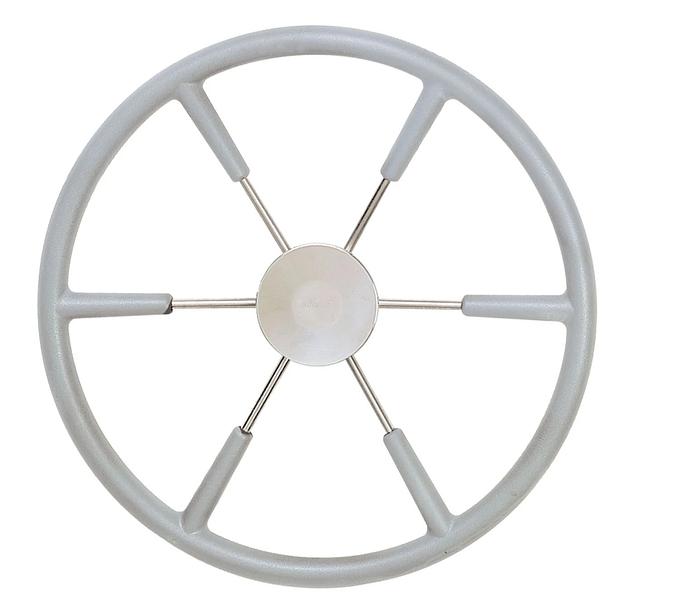 VETUS steering wheel (550 mm - 21") with PU-foam layer grey