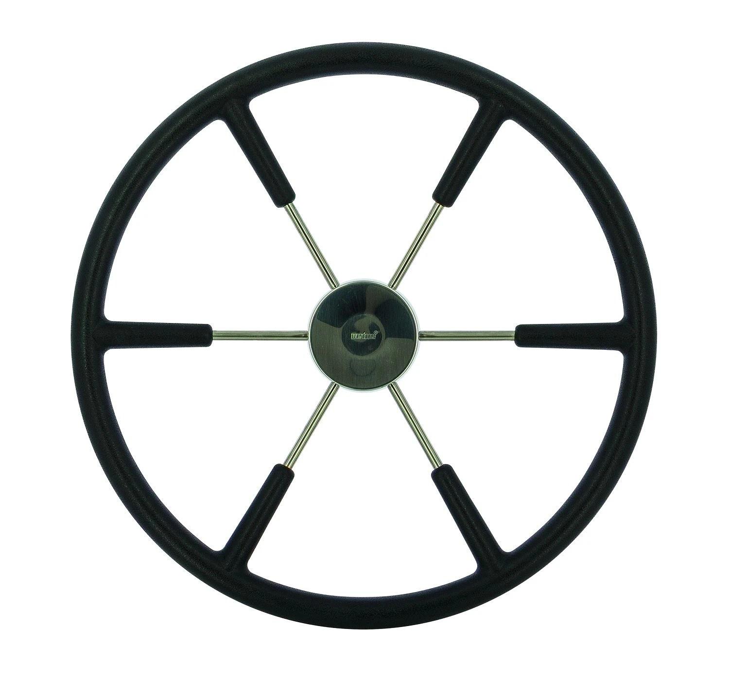 VETUS steering wheel (550 mm - 21") with PU-foam layer black thumbnail 1