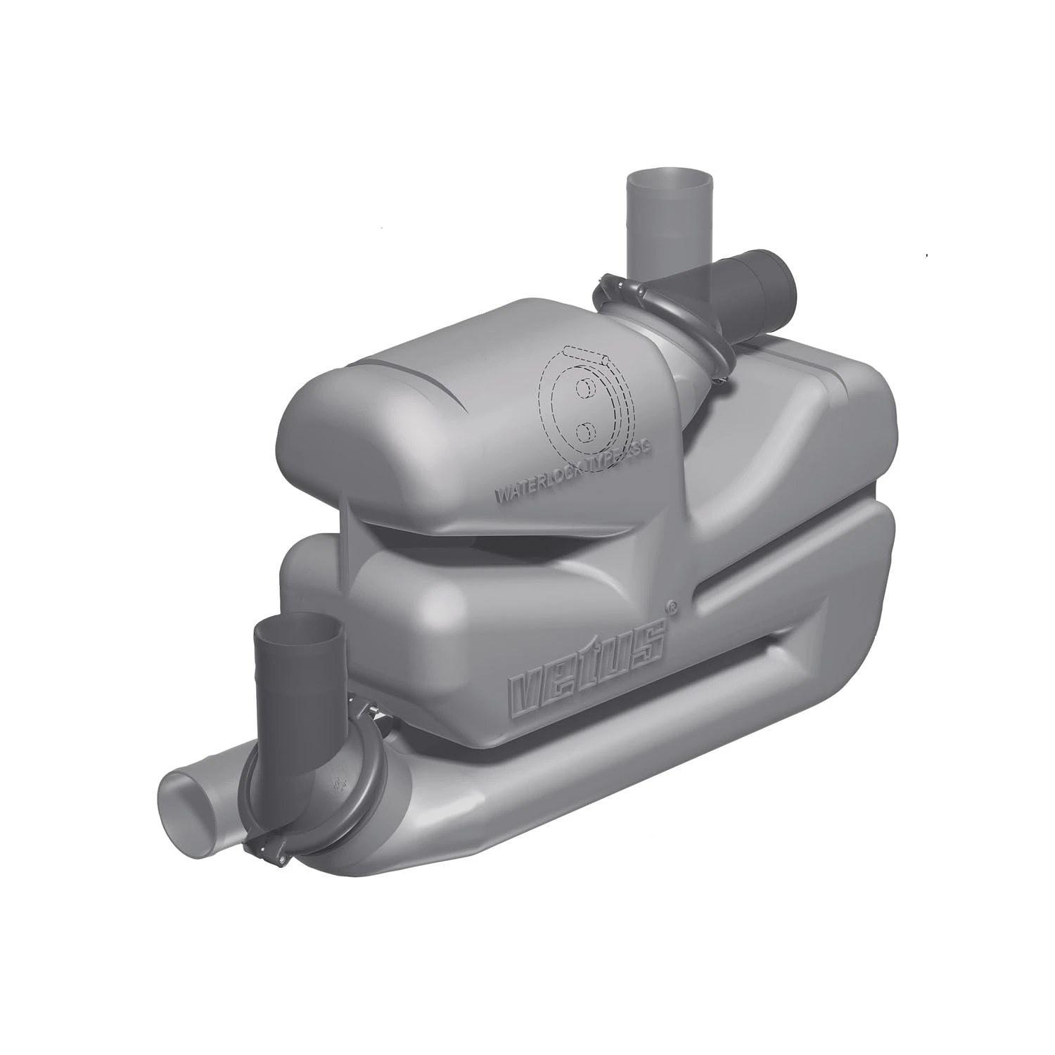 VETUS waterlock for long exhaust systems, type LSG, 90mm thumbnail 2
