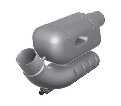 VETUS waterlock for long exhaust systems, type LSL, 75mm thumbnail 1