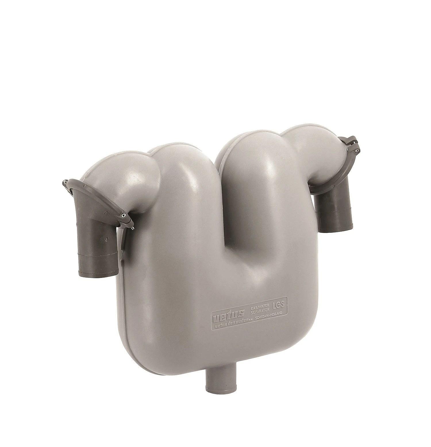 VETUS gas/water separator, 75mm rotating connections, 50mm drain thumbnail 2