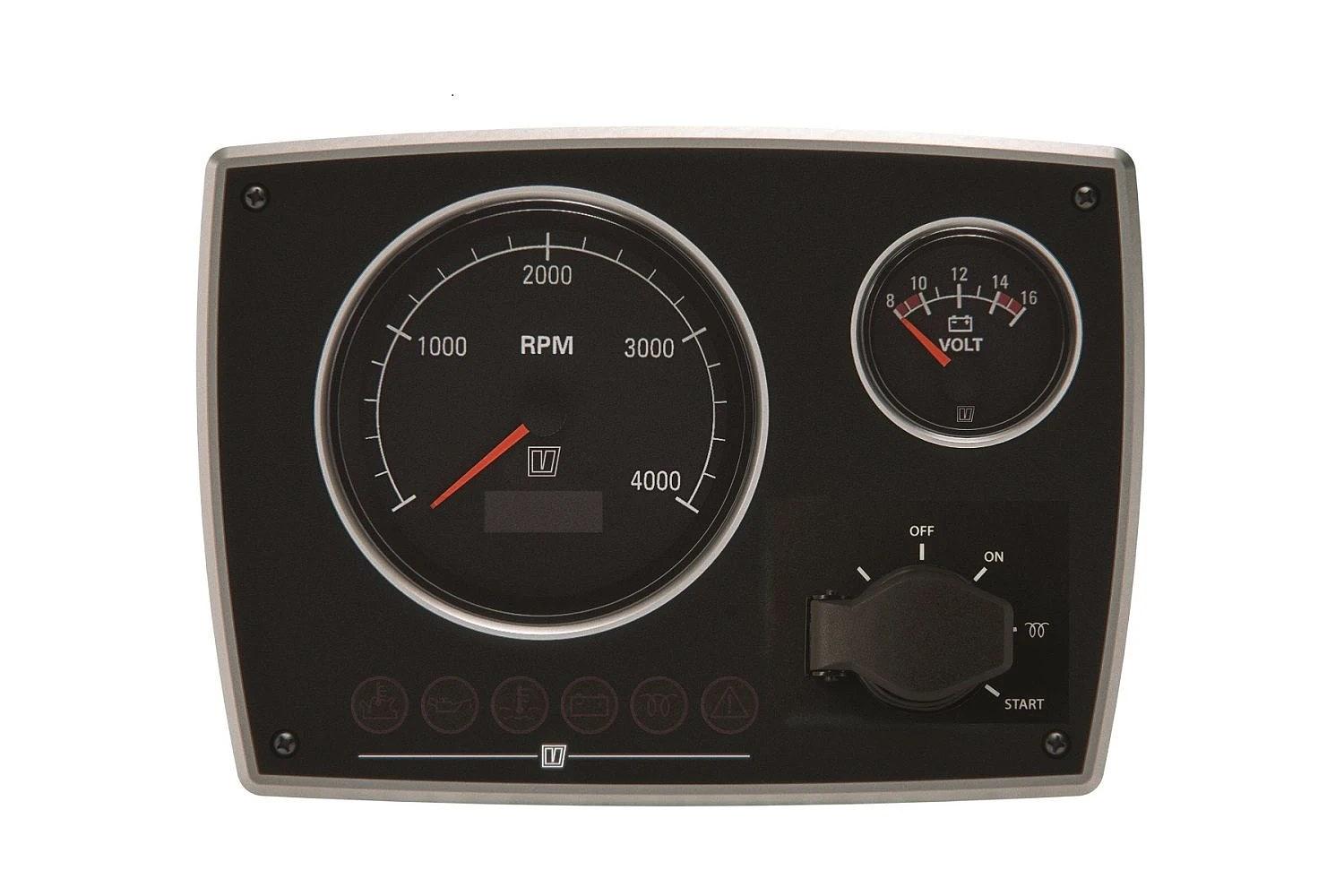 Stylish aluminium engine panel, 12V, (0-5,000rpm) thumbnail 1