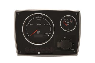 Stylish aluminium engine panel, 12V, (0-5,000rpm) thumbnail 1
