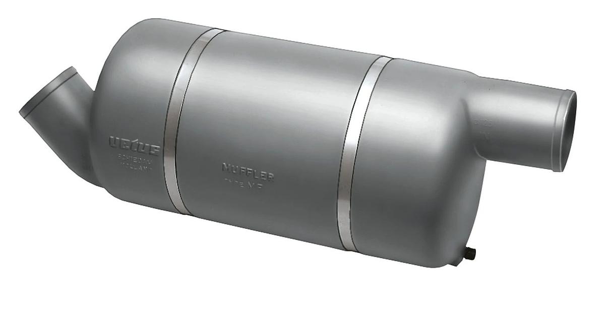 VETUS muffler type MF, 90mm, for high-performance craft