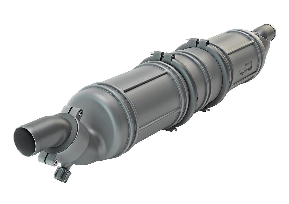 Rotatable waterlock/muffler type NLP345