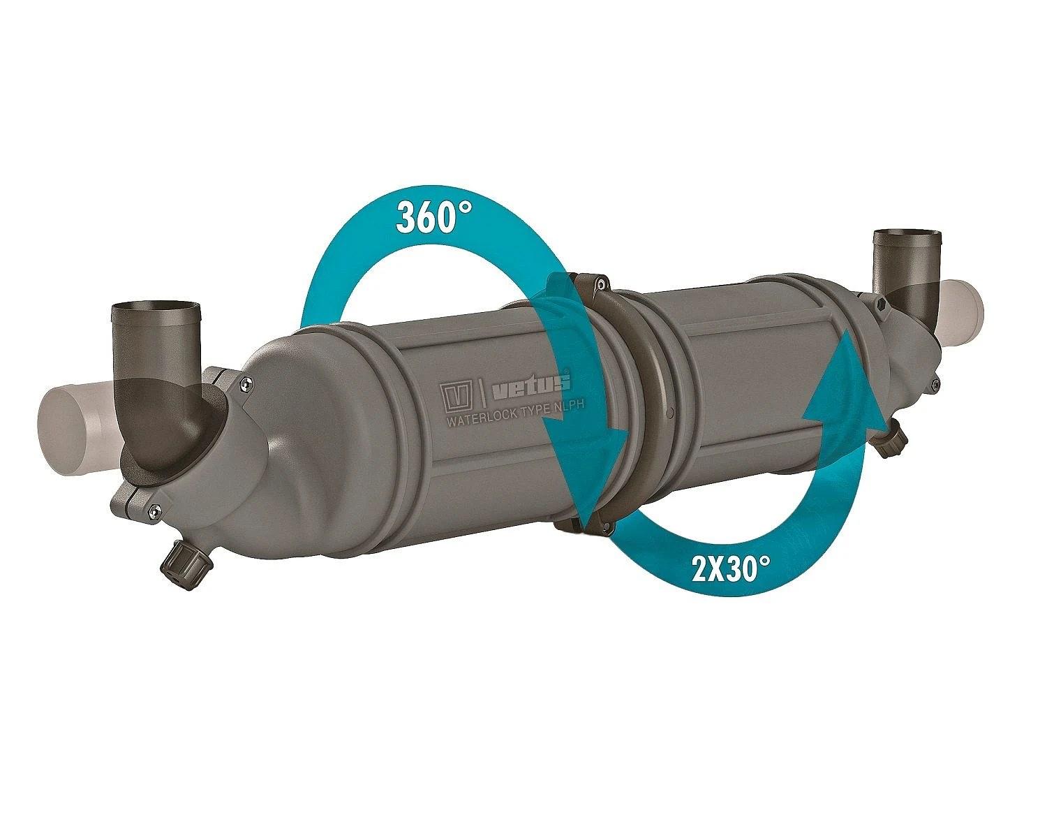 Rotatable waterlock/muffler type NLPH45 thumbnail 2