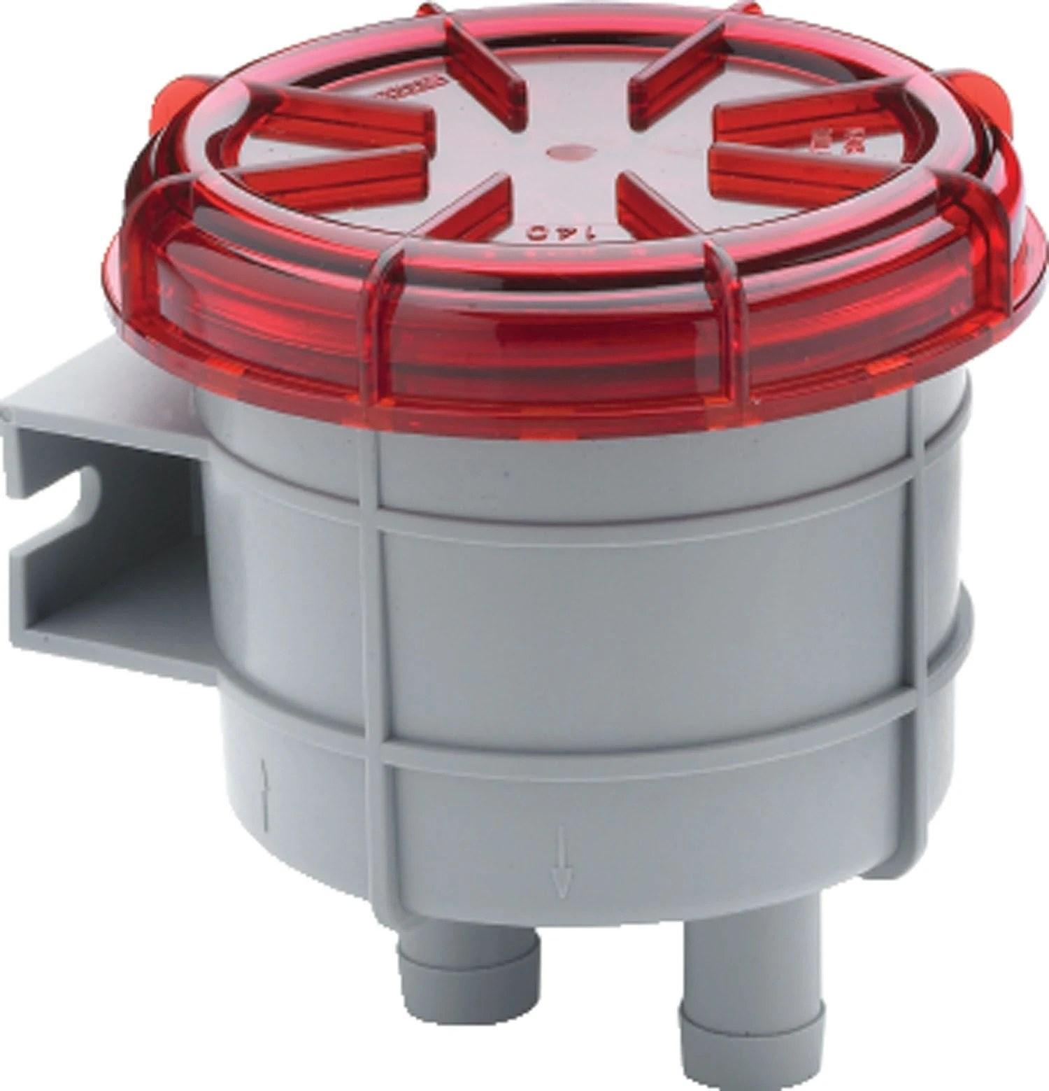 VETUS small no-smell filter for diesel fuel, for 16mm hose thumbnail 2