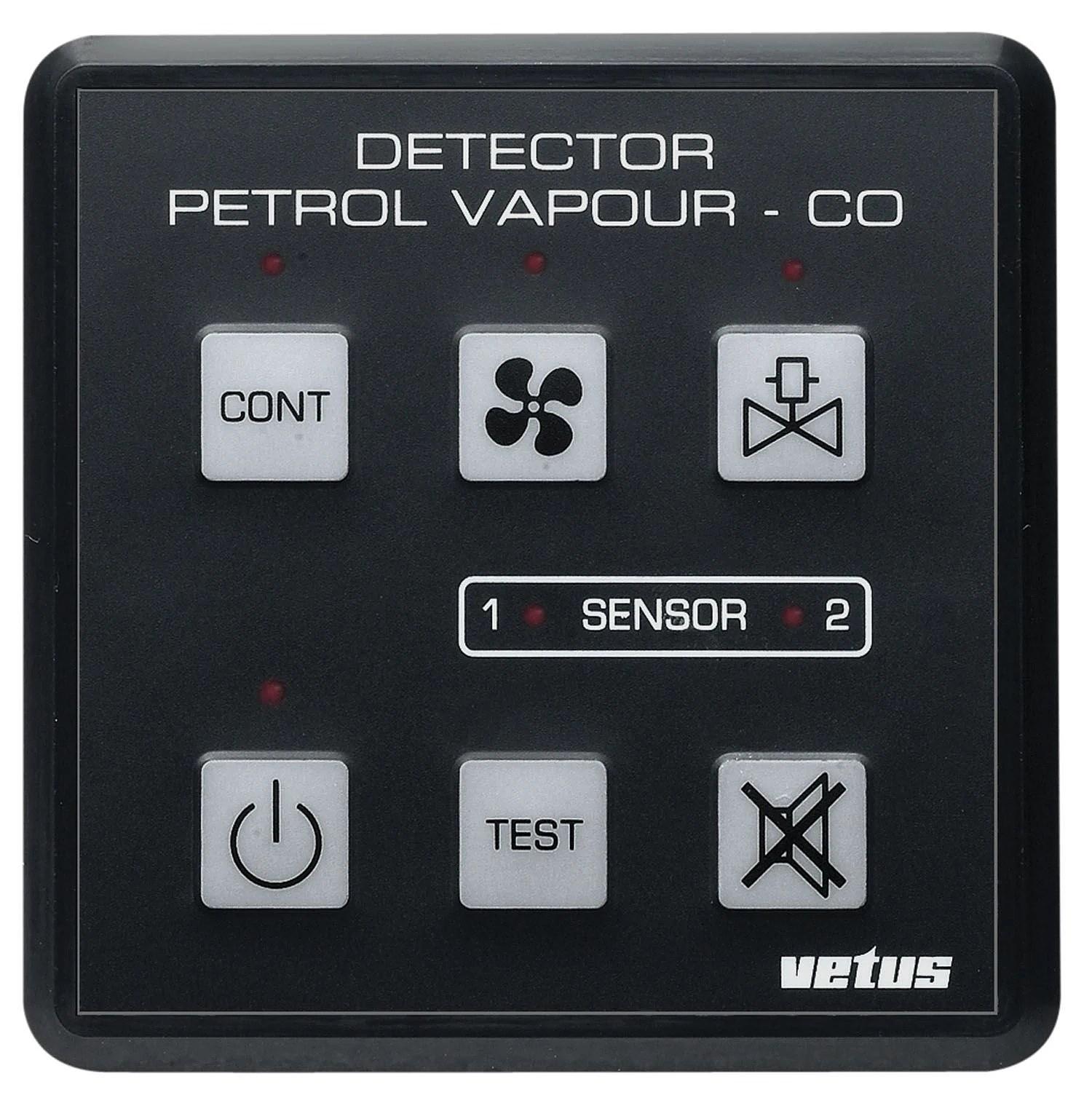 VETUS petrol vapour & carbon monoxide detector 12/24 Volt, incl. sensor thumbnail 2