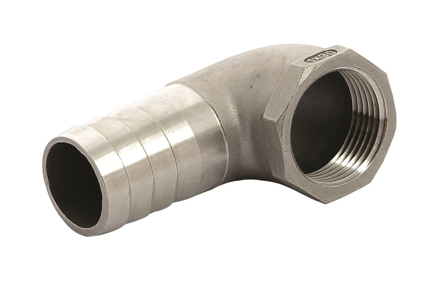 Hose connector 90⁰, stainless steel, female G1/2'', hose 19 mm thumbnail 2