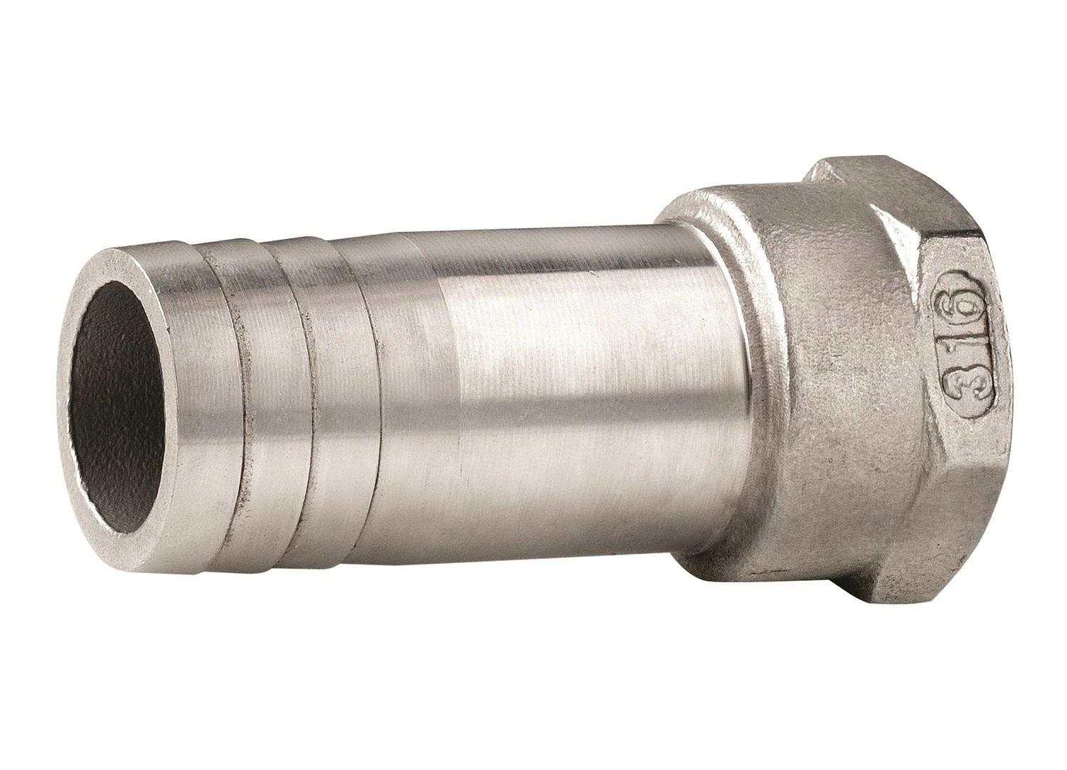 Hose connector, stainless steel, female thread, G1/2'', hose Ø 20 mm thumbnail 2